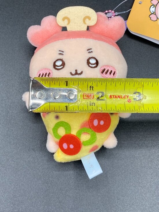 Chiikawa Furuhonya Pizza Mascot Key Chain Plush Doll Halloween NWT - Picture 8 of 13